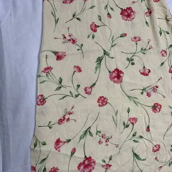 90s Yellow Cardigan Maxi Dress Set Preppy Summer Girl Next Door Dress - Picture 2 of 9